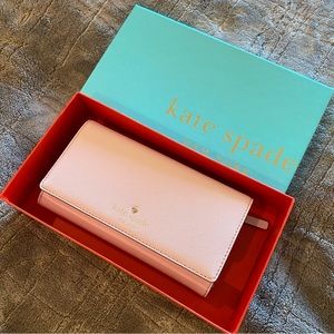 ♠️NEW Kate Spade Pink Wallet with Box
